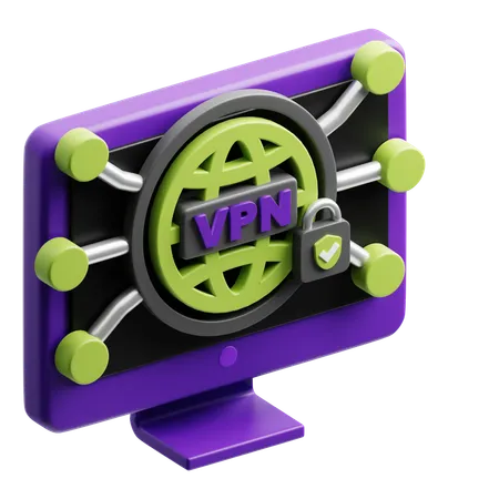 VPN  3D Icon