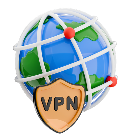VPN  3D Icon