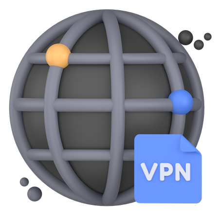 VPN  3D Icon