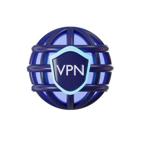 VPN  3D Icon