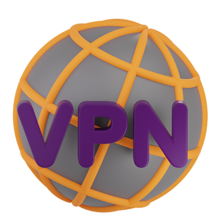 VPN  3D Icon