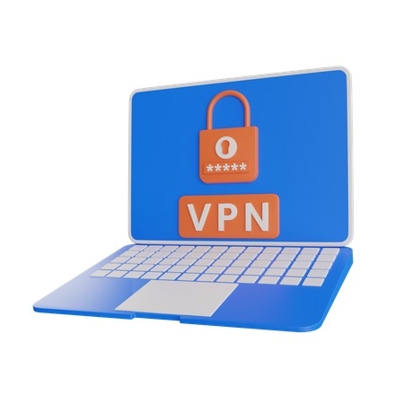 Vpn  3D Illustration