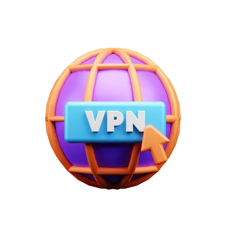Vpn Browser  3D Icon