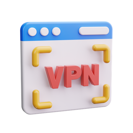 Vpn Browser  3D Icon