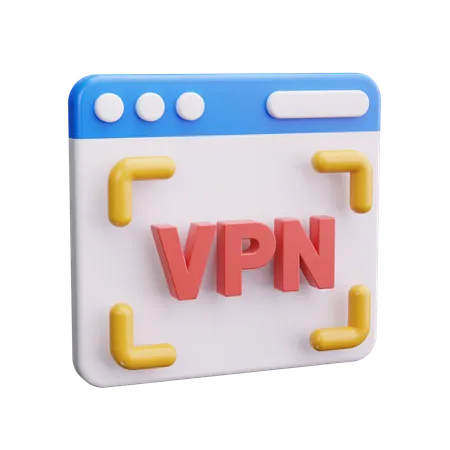 Vpn Browser  3D Icon