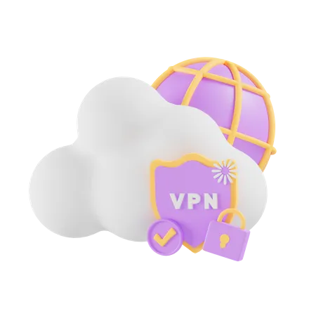 Vpn Connect  3D Icon