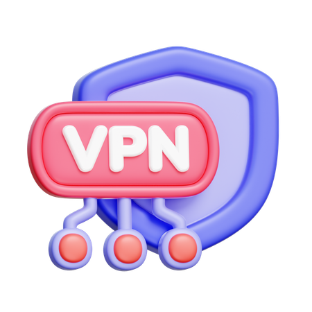 VPN Connection  3D Icon