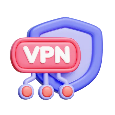 VPN Connection  3D Icon