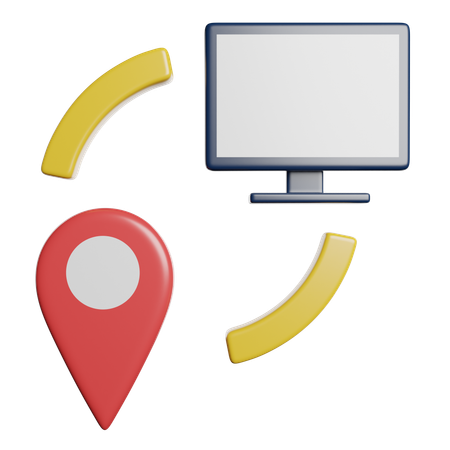 Emplacement VPN  3D Icon