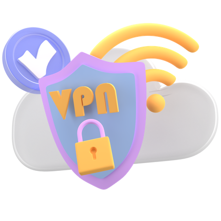 Vpn Network  3D Icon