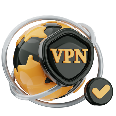 VPN-Netzwerk  3D Icon