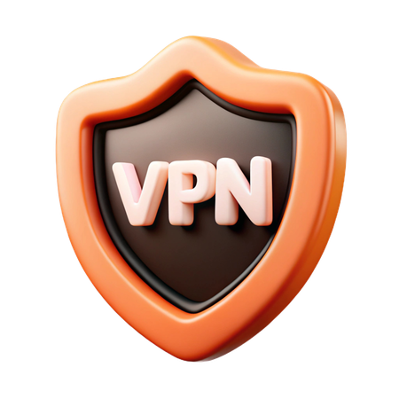 VPN-Schild  3D Icon