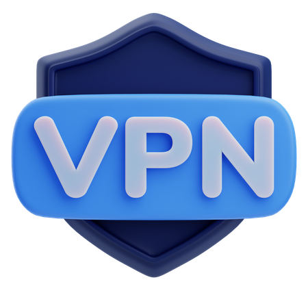 Sécurité VPN  3D Icon