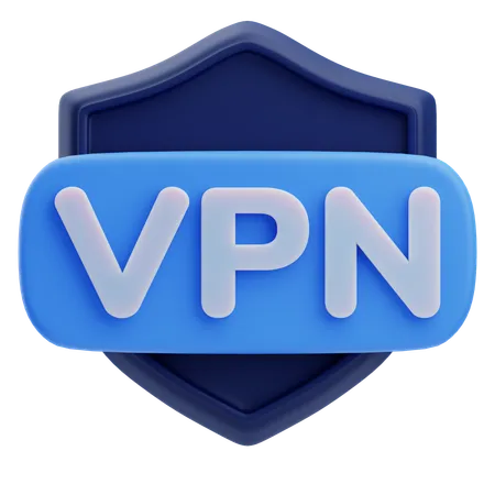 Sécurité VPN  3D Icon