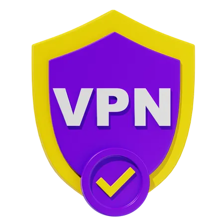 Sécurité VPN  3D Icon