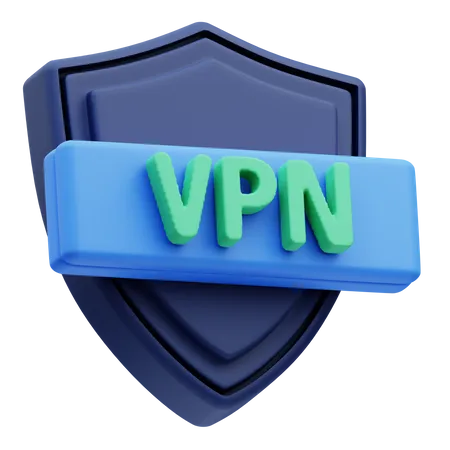 Sécurité VPN  3D Icon