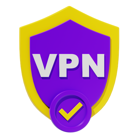 Vpn Security  3D Icon