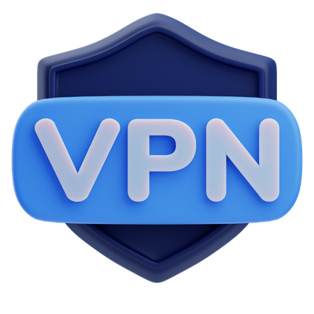 Vpn Security  3D Icon