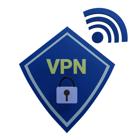 Vpn Security  3D Icon