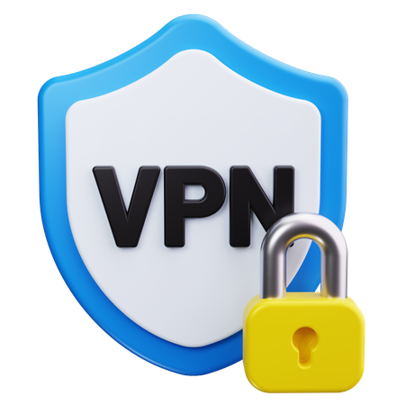 Vpn Security  3D Icon