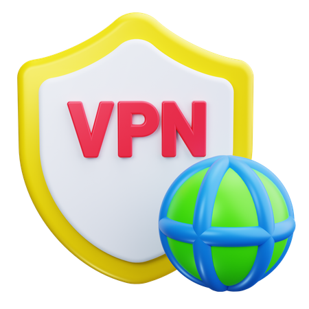 Vpn Security  3D Icon