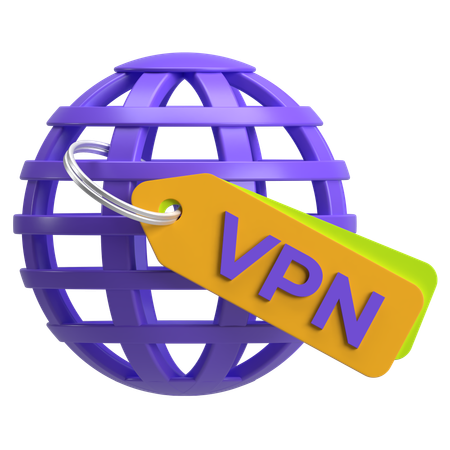 Vpn Security  3D Icon