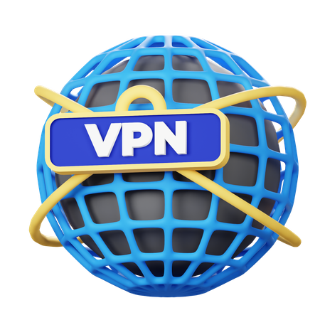 Vpn Security  3D Icon