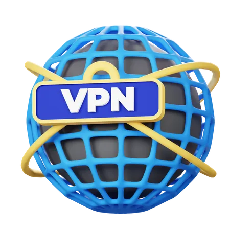 Vpn Security  3D Icon