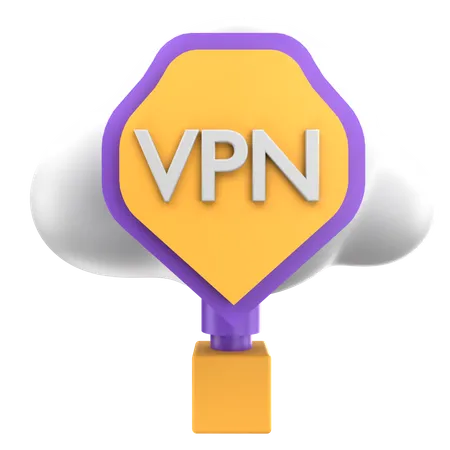 VPN segura  3D Icon