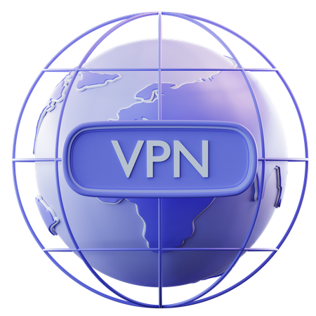 Segurança VPN  3D Icon