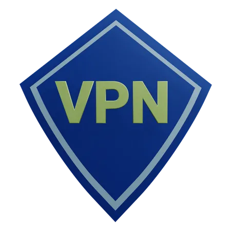 Seguridad VPN  3D Icon