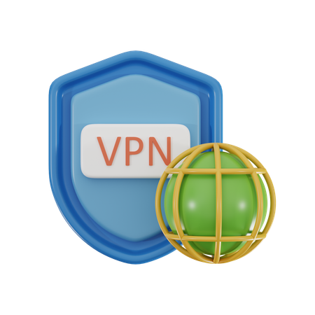 Vpn Service  3D Icon