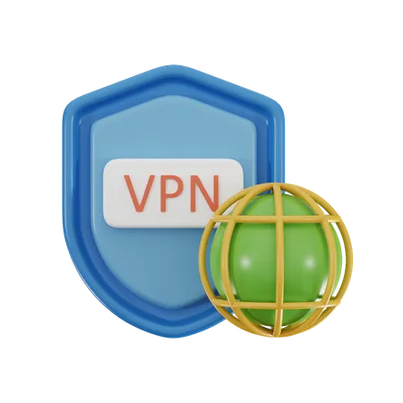 Vpn Service  3D Icon