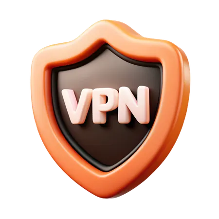 VPN Shield  3D Icon