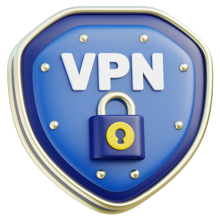 Vpn Shield  3D Icon