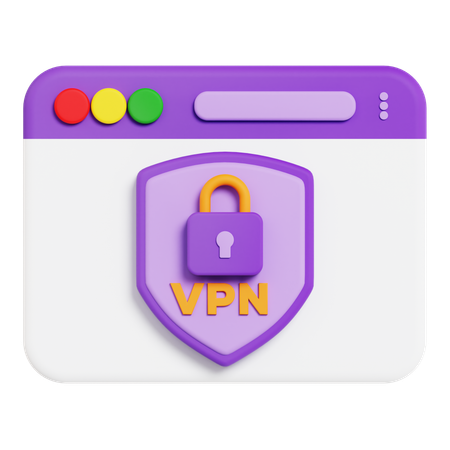 VPN-Sicherheit  3D Icon