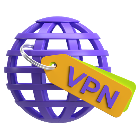 VPN-Sicherheit  3D Icon