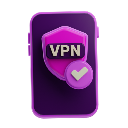 VPN-Sicherheit  3D Icon