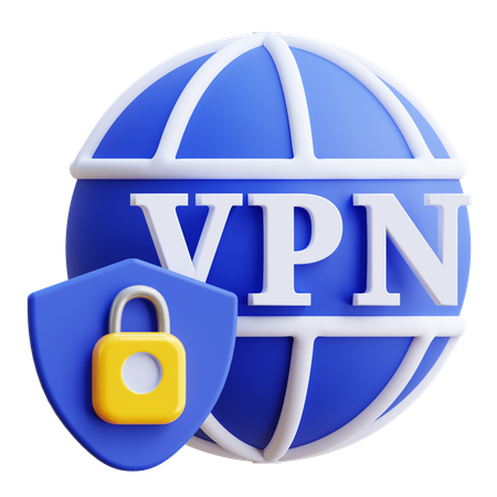 VPN-Sicherheit  3D Icon
