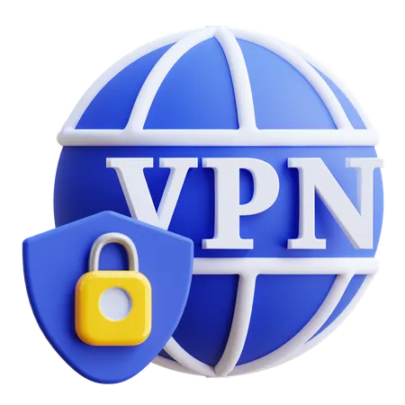 VPN-Sicherheit  3D Icon