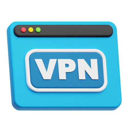 Vpn Website  3D Icon