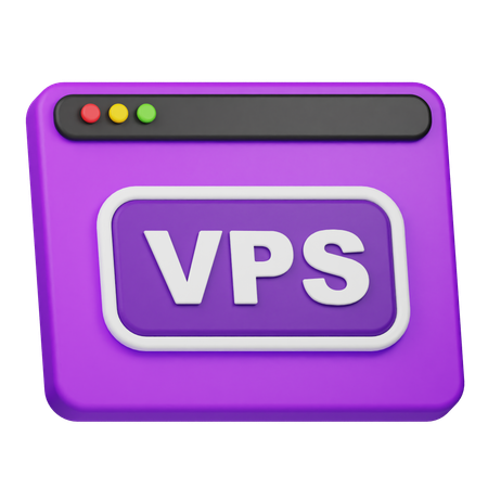 Site vps  3D Icon