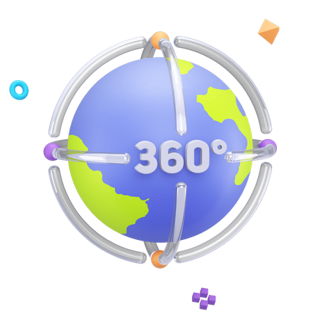 Vr 360  3D Icon