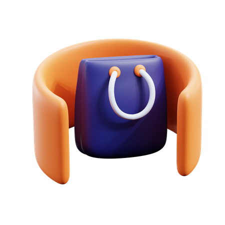 VR 쇼핑  3D Icon