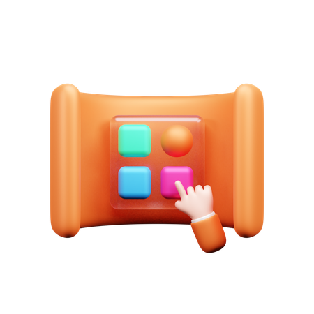 VR 게임  3D Icon