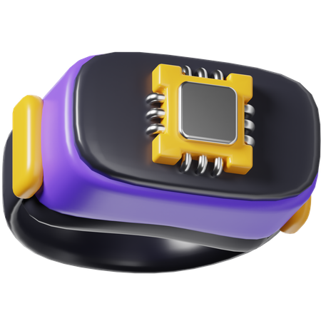 VR Ai  3D Icon