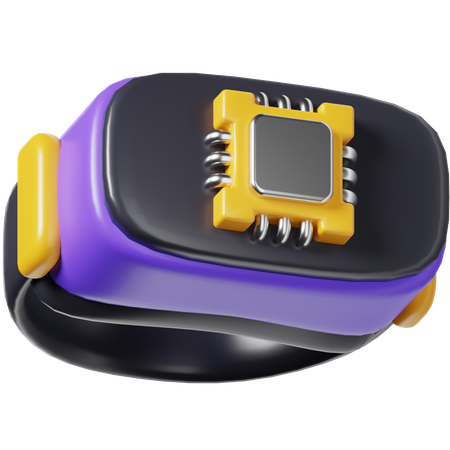 VR Ai  3D Icon