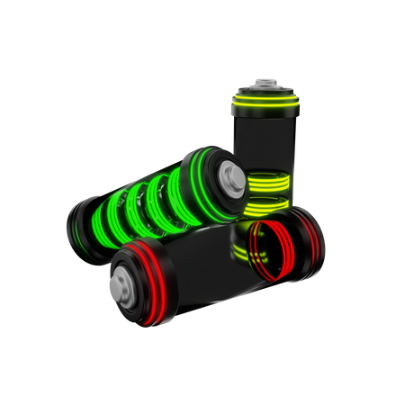 VR-Batteriezelle  3D Illustration