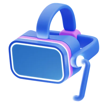 Vr Box With Microphone  3D Icon