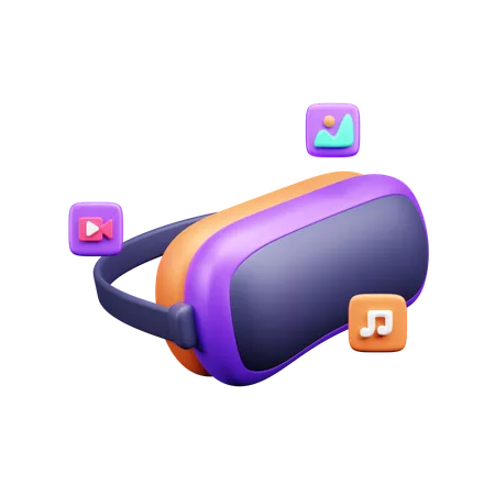 VR-Brille  3D Icon